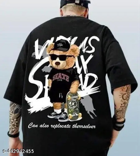 Casual Printed Cotton-Blend T-Shirt for Men