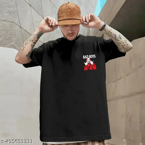 Men’s Printed Cotton T-Shirt – Comfy & Trendy