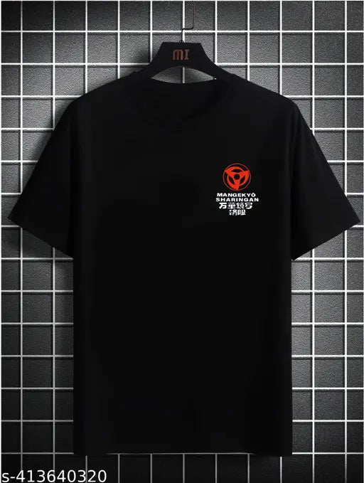 Men’s Anime-Inspired Printed T-Shirt – Trendy Oversized Fit
