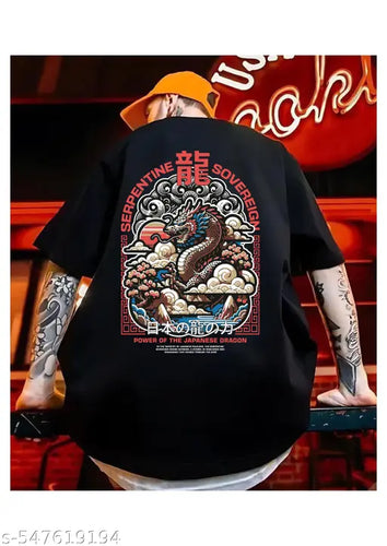 Men’s Oversized Drop-Shoulder T-Shirt | Premium Cotton Blend