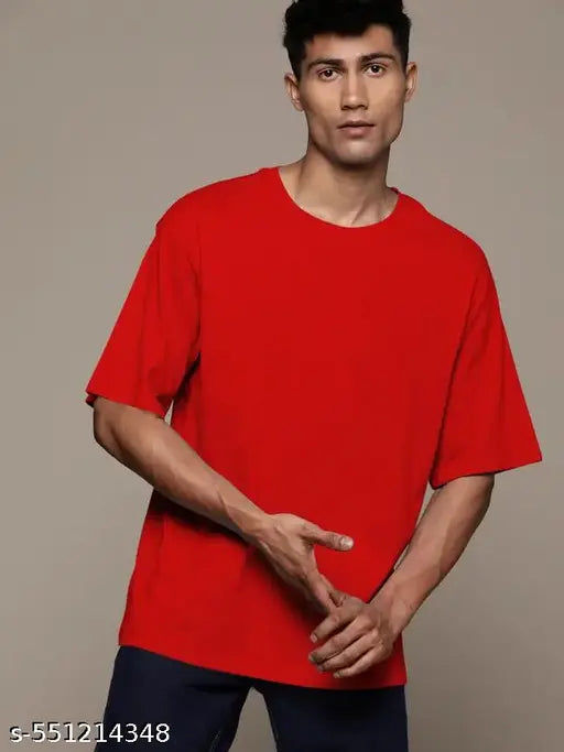 Men’s Casual Oversized Printed T-Shirt – Soft Cotton Blend