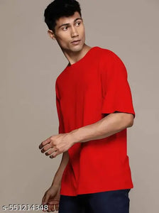 Men’s Casual Oversized Printed T-Shirt – Soft Cotton Blend