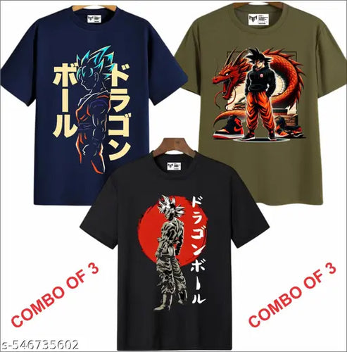 Men’s Printed T-Shirt Combo (Pack of 3)