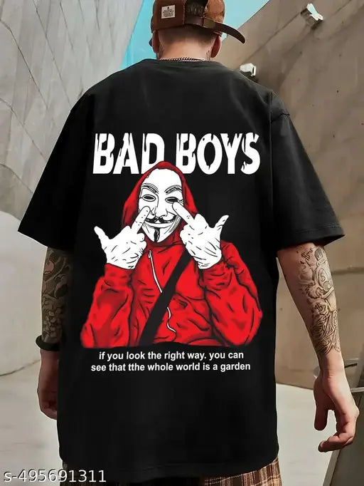 Men’s Printed Cotton T-Shirt – Comfy & Trendy