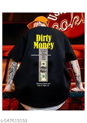Men’s Oversized Printed T-Shirt – Front & Back Statement Design