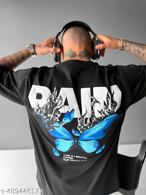Streetwear 3/4 Sleeve Printed Tee