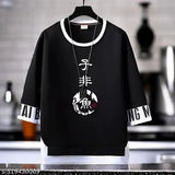 Men’s Oversized Hip-Hop Fit Polycotton T-Shirt